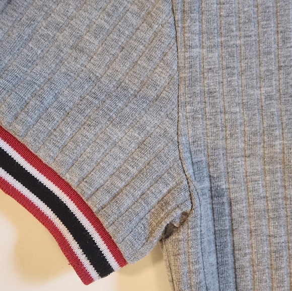 Cropped crew neck t-shirt top - Picture 4 of 4